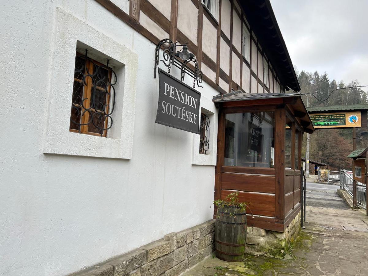 Pension Soutesky Hřensko Exteriér fotografie