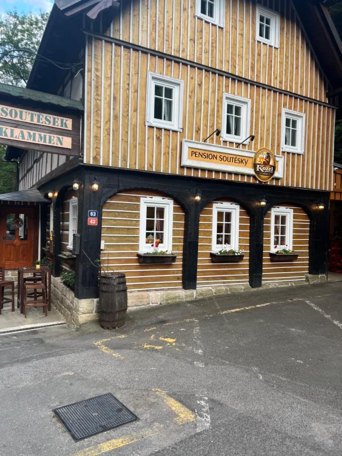 Pension Soutesky Hřensko Exteriér fotografie