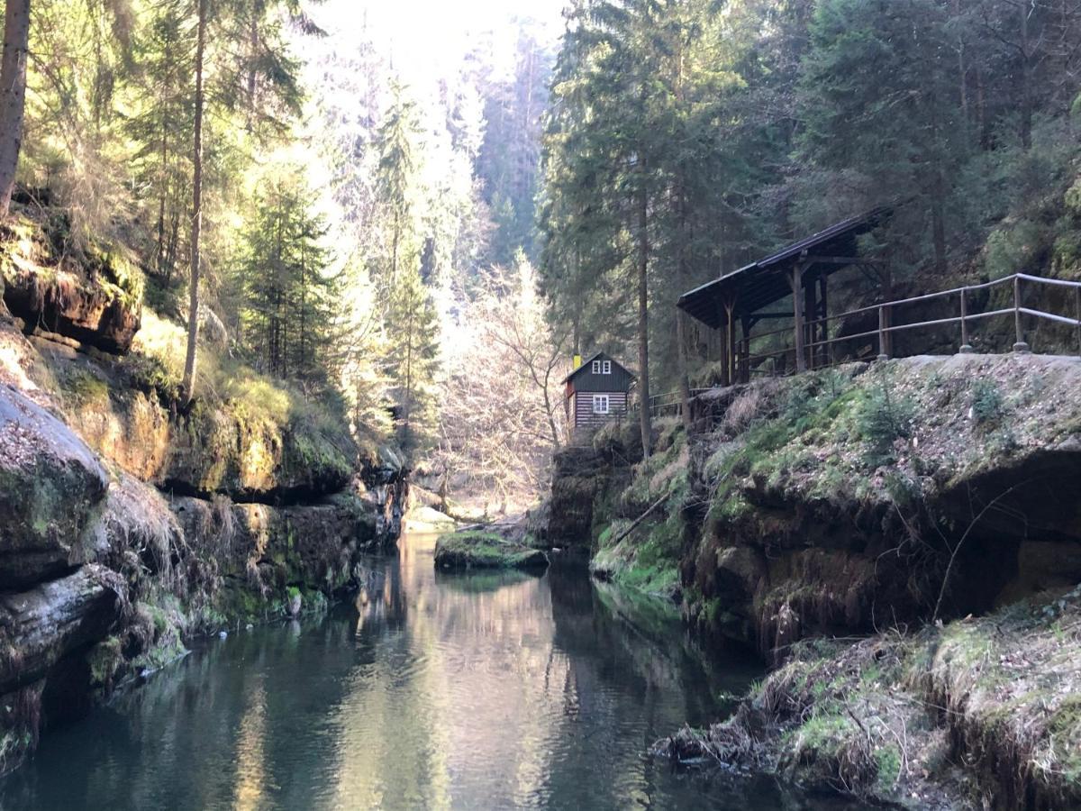Pension Soutesky Hřensko Exteriér fotografie